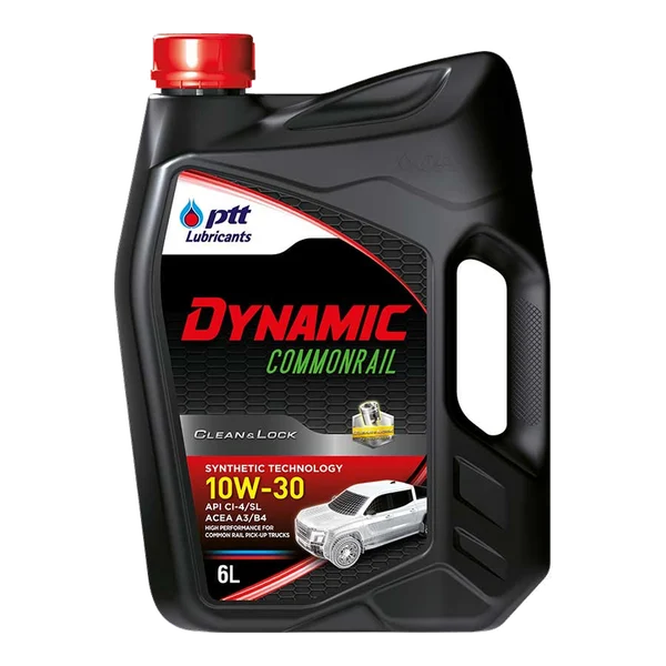 PTT LUBRICANTS DYNAMIC COMMONRAIL 10W-30 6+1 ลิตร (รวม 7 ลิตร)
