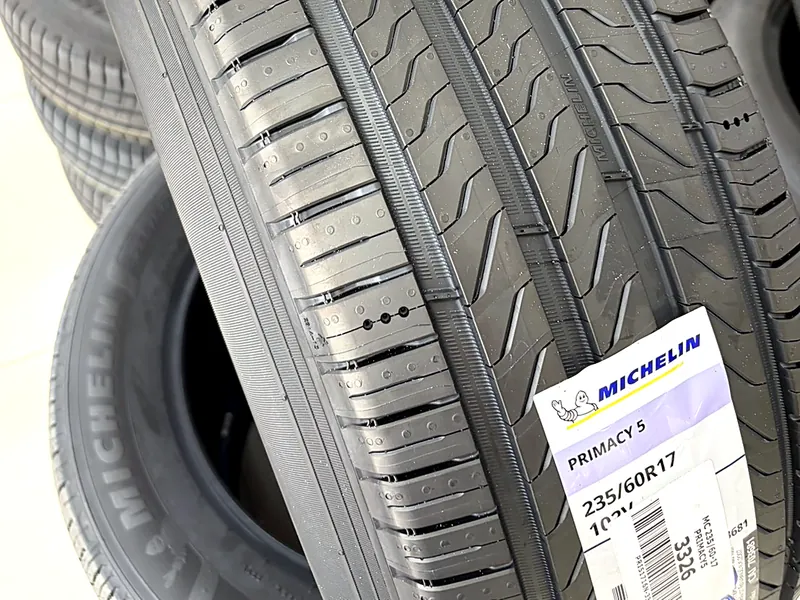 ยาง Michelin Primacy 5 เส้นใหม่ ป้ายโรงงานยังติดอยู่